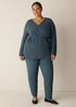 Washable Stretch Crepe Slim Pant