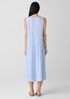 Crushed Silk V-Neck Dress