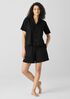Organic Cotton Interlock Notch Collar Sleep Shirt