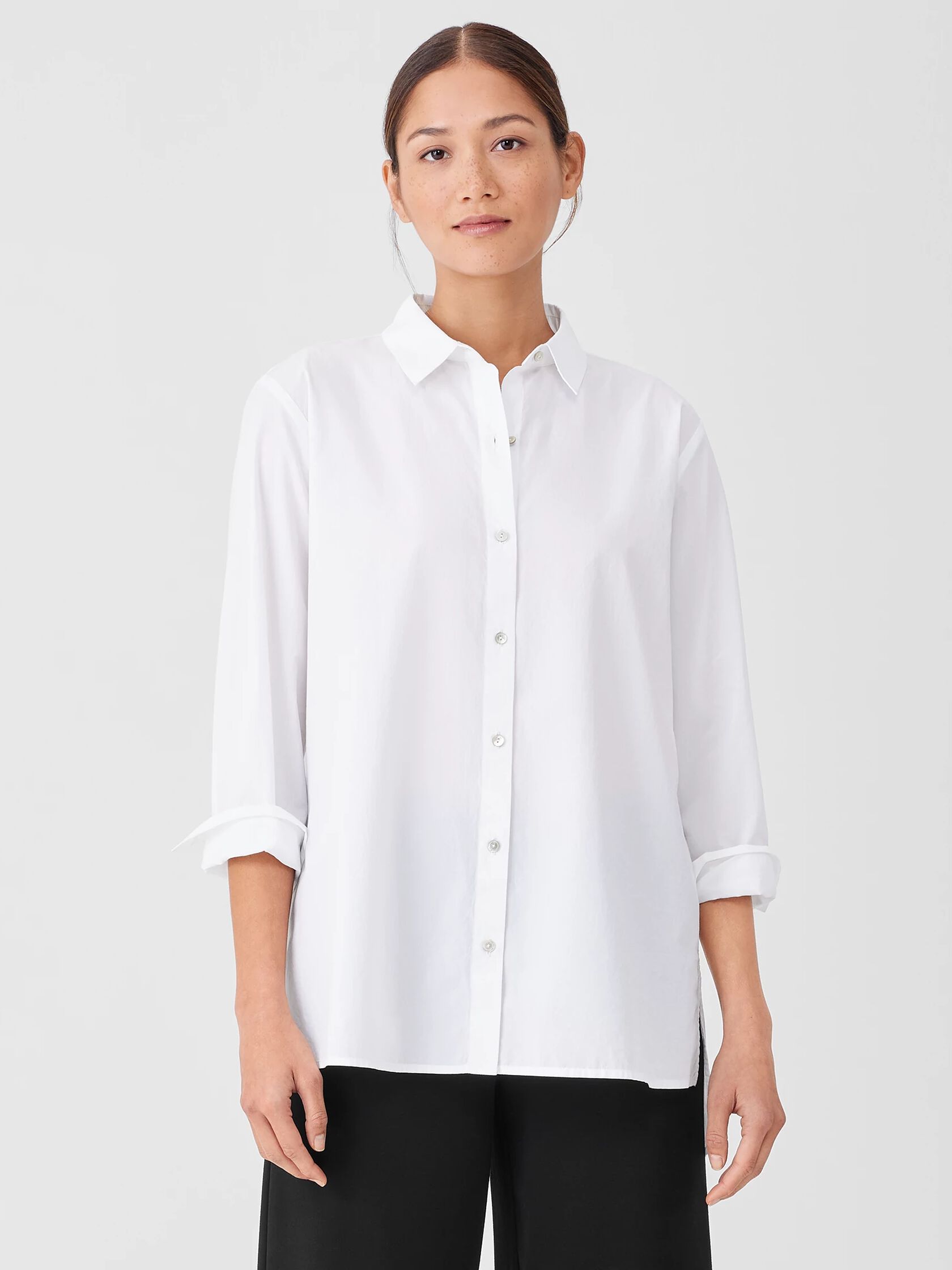 Washed Organic Cotton Poplin Shirt