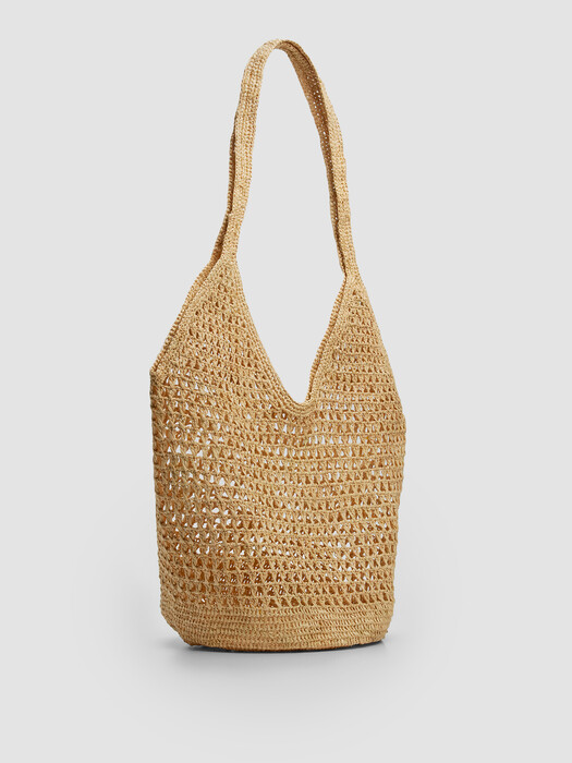 Mar Y Sol for EILEEN FISHER Raffia Shopper Tote