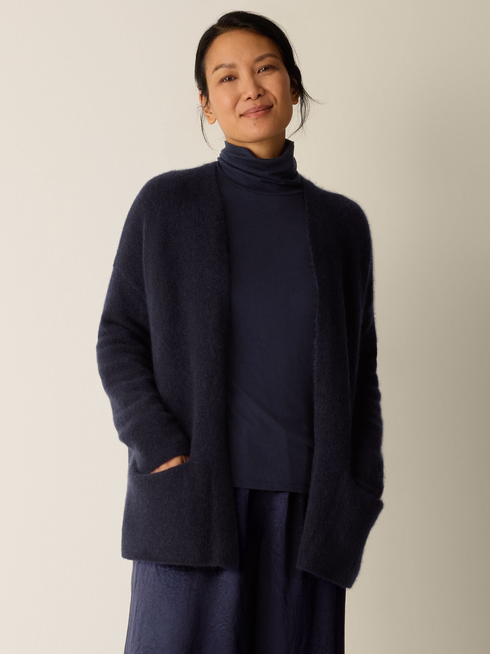 Cashmere Silk Boucle Bliss Cardigan