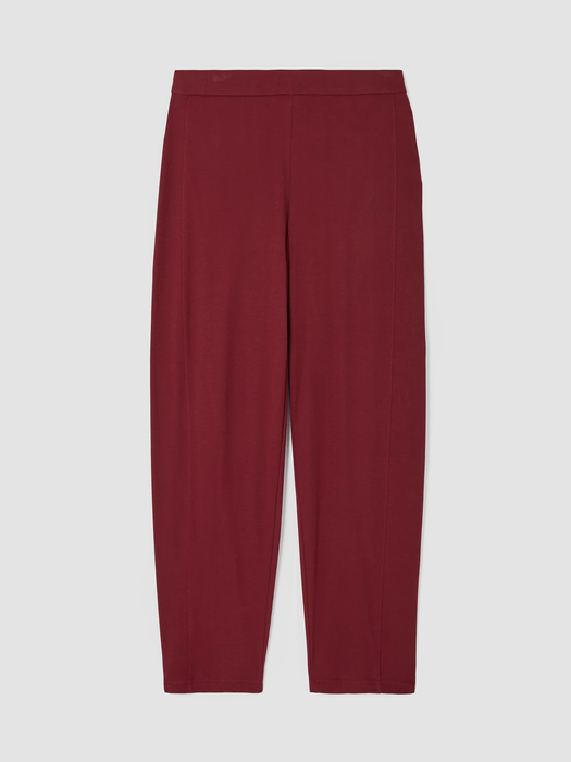 Cozy Organic Cotton Interlock Lantern Pant