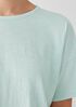 Organic Cotton Slub Crew Neck Tee