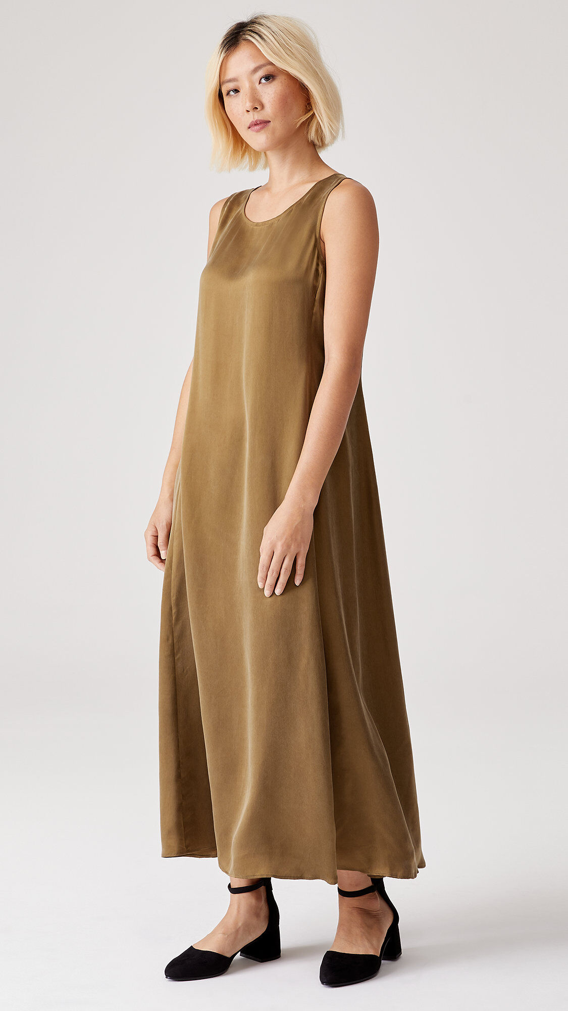 Eileen fisher ballet neck dress online