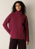 Recycled Wool Cashmere Turtleneck Top