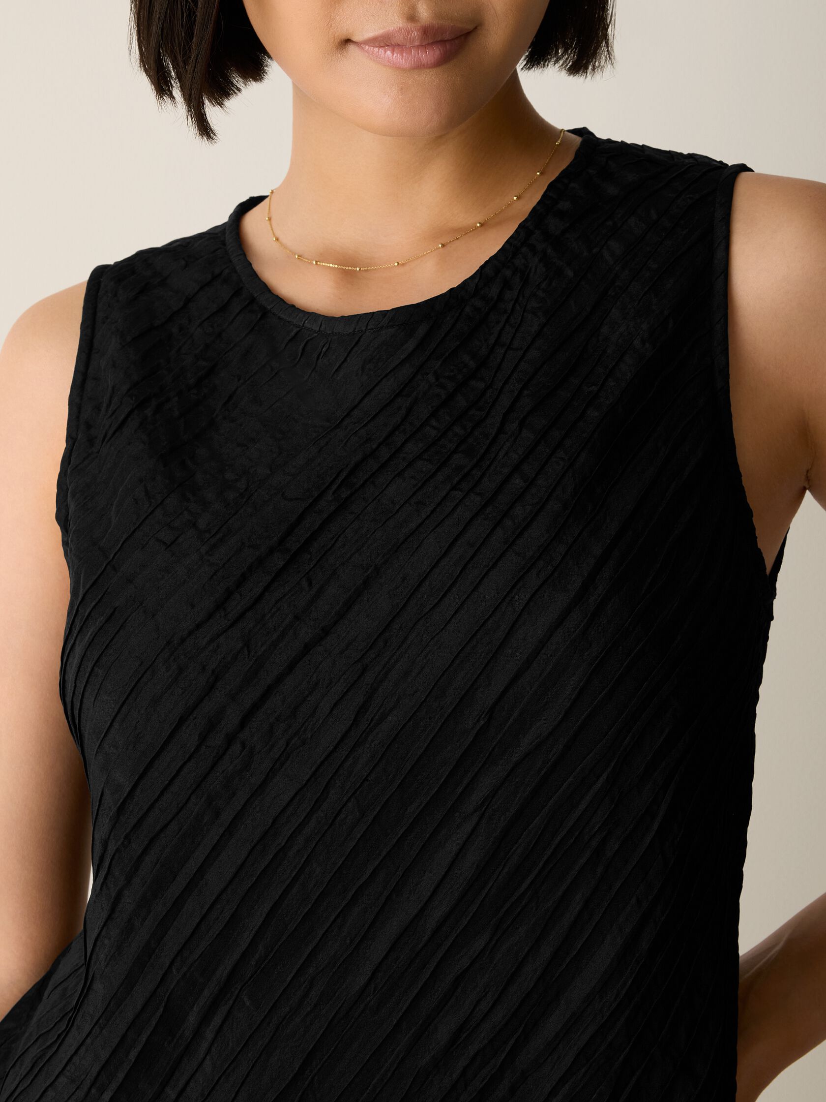 Textured Silk Jacquard Wrap Dress