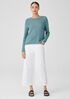 Organic Linen Cotton Crew Neck Top