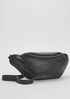 Textured Italian Leather Belt Bag