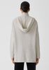 Cotton and Recycled Cashmere Hooded Scarf