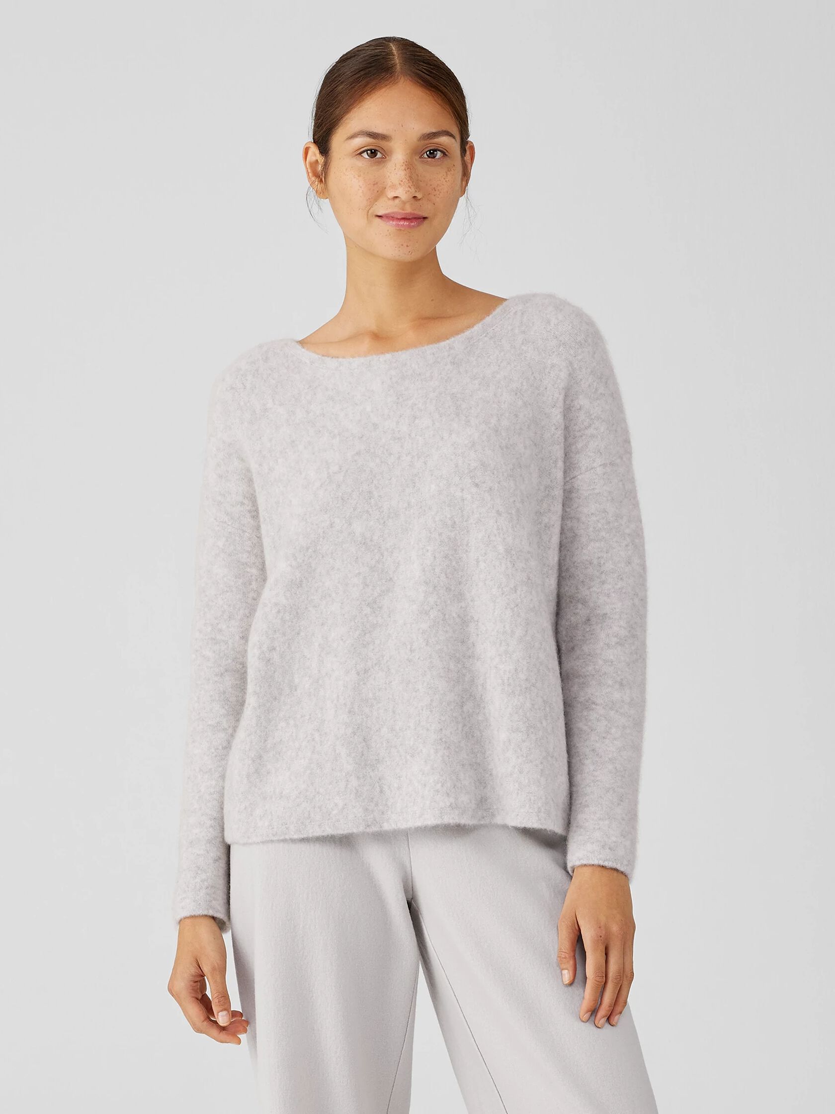 Cashmere Silk Bliss Boatneck Top