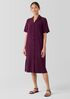 Silk Georgette Crepe Shirtdress