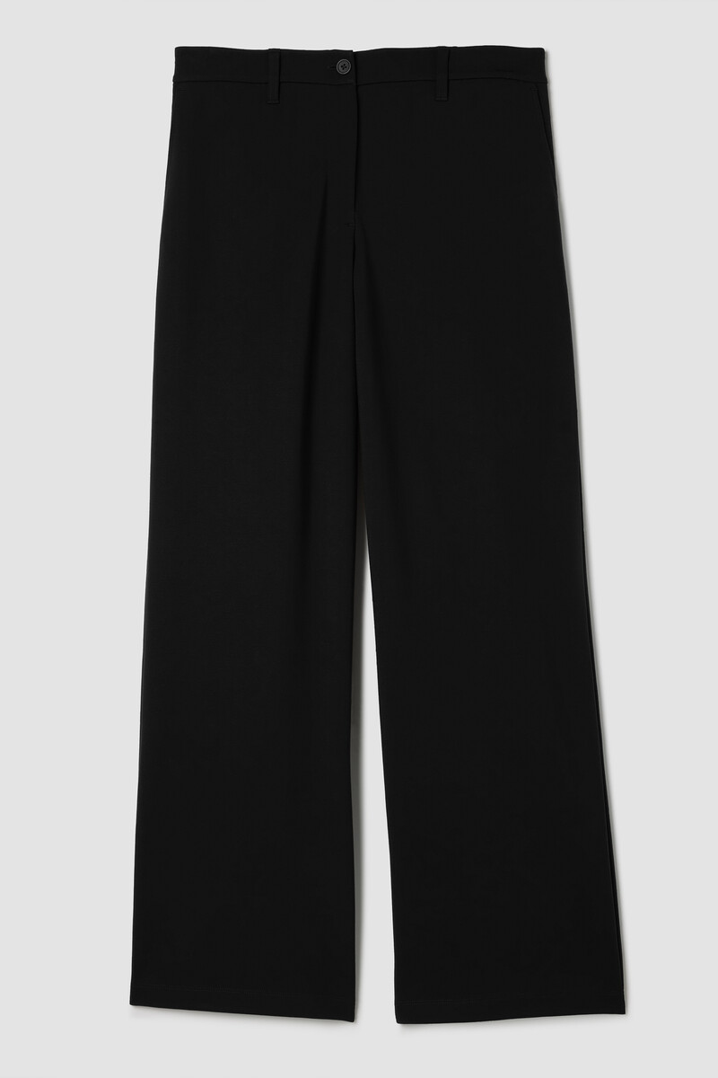 Washable Flex Ponte Wide Trouser Pant Washable Flex Ponte Wide Trouser Pant