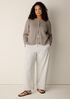 Peruvian Organic Cotton Cord Jersey Cardigan