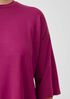 Fine Jersey Column-Sleeve Top