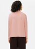 Stretch Terry Funnel Neck Box-Top
