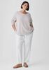 Organic Linen Tapered Pant
