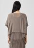 Sheer Silk Georgette Poncho