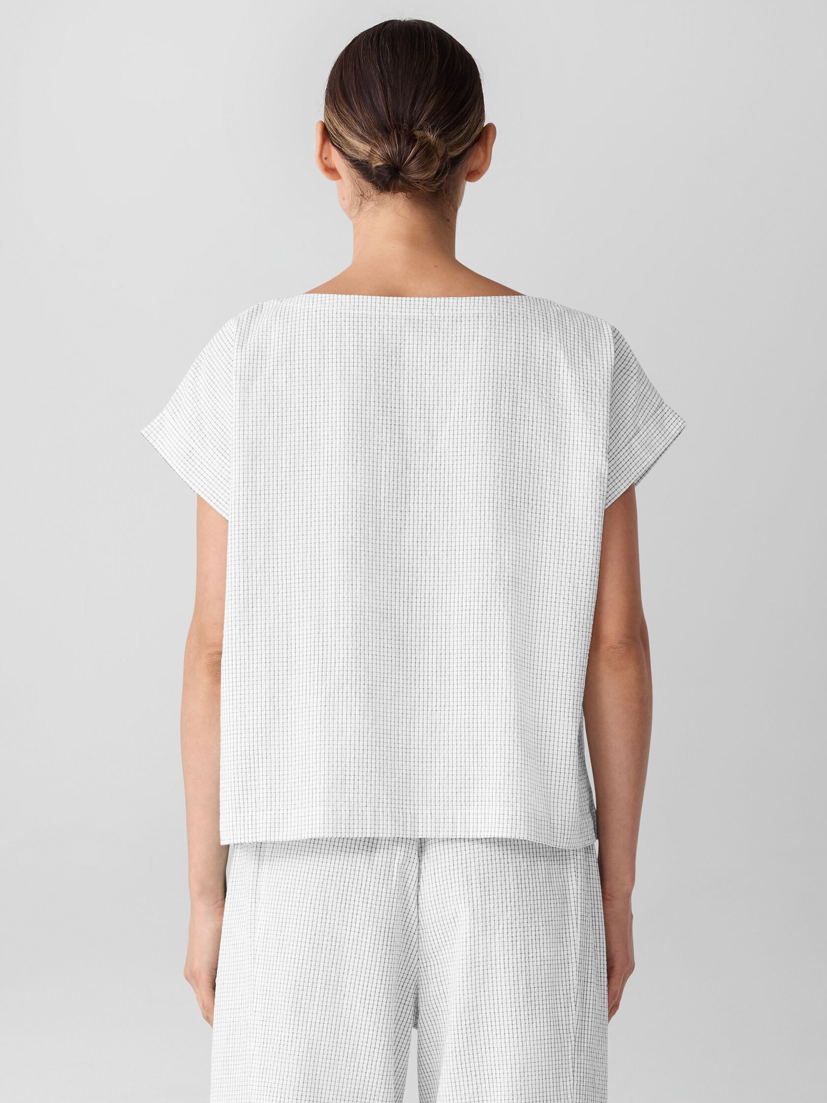 Organic Cotton Ripple Square Top