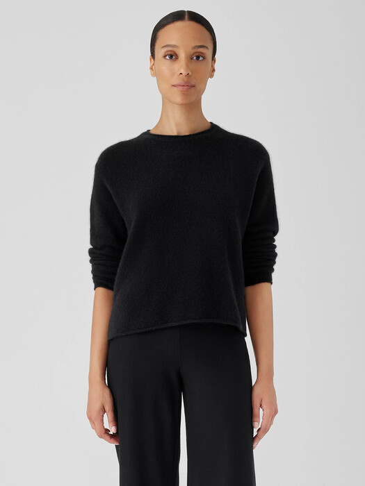 Cashmere Silk Bliss Crew Neck Top