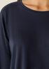 Organic Cotton Interlock Jewel Neck Sleep Top