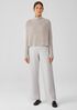 Boiled Wool Jersey Straight Pant