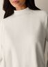 Garment-Dyed Organic Cotton Terry High Neck Top