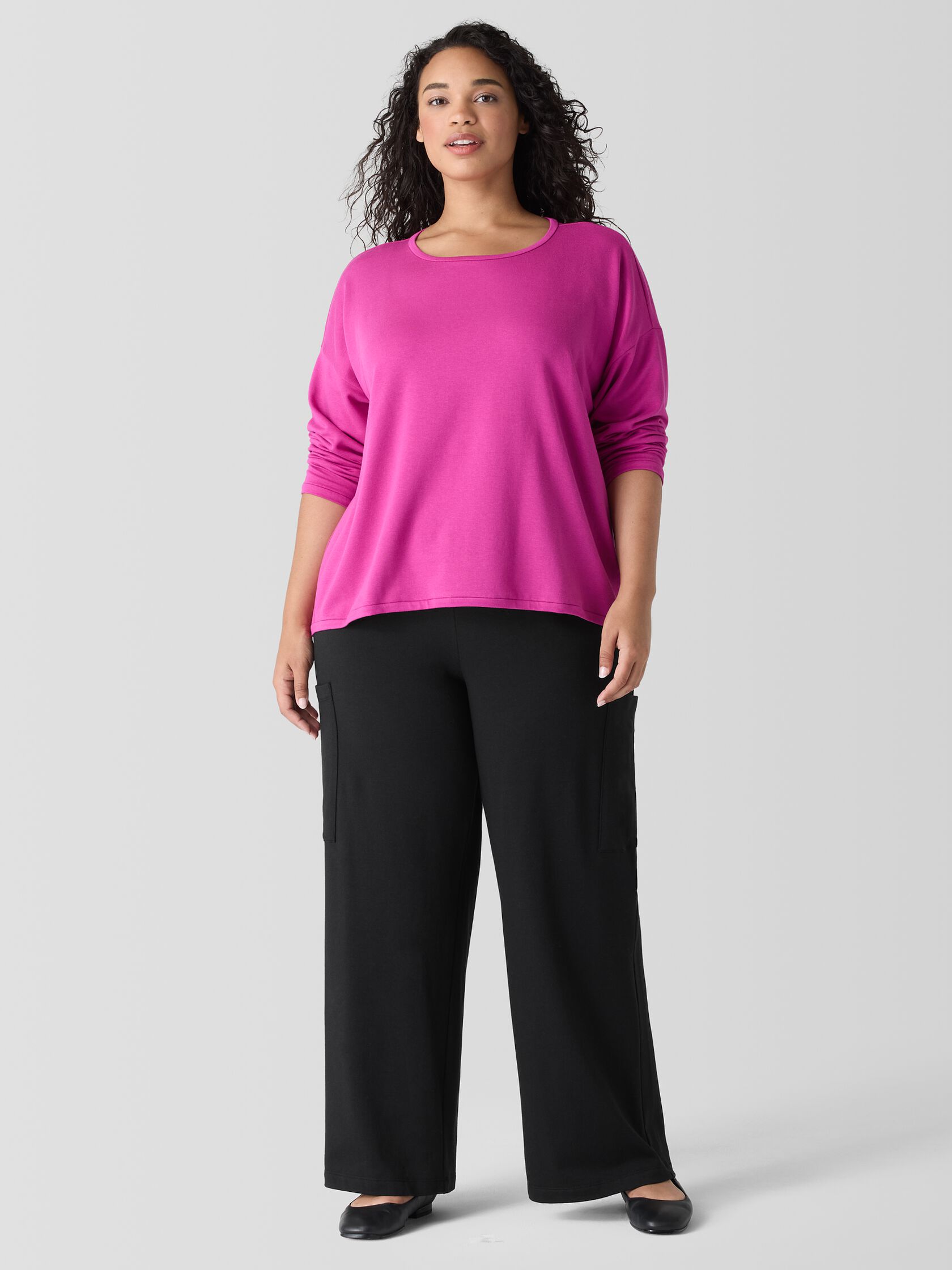 Cozy Brushed Terry Hug Box-Top