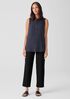 Washable Stretch Crepe Straight Pant