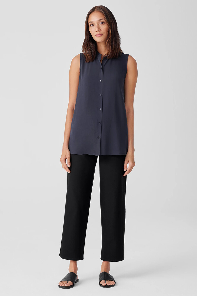 Washable Stretch Crepe Straight Pant Washable Stretch Crepe Straight Pant