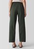 Washed Organic Cotton Poplin Lantern Pant