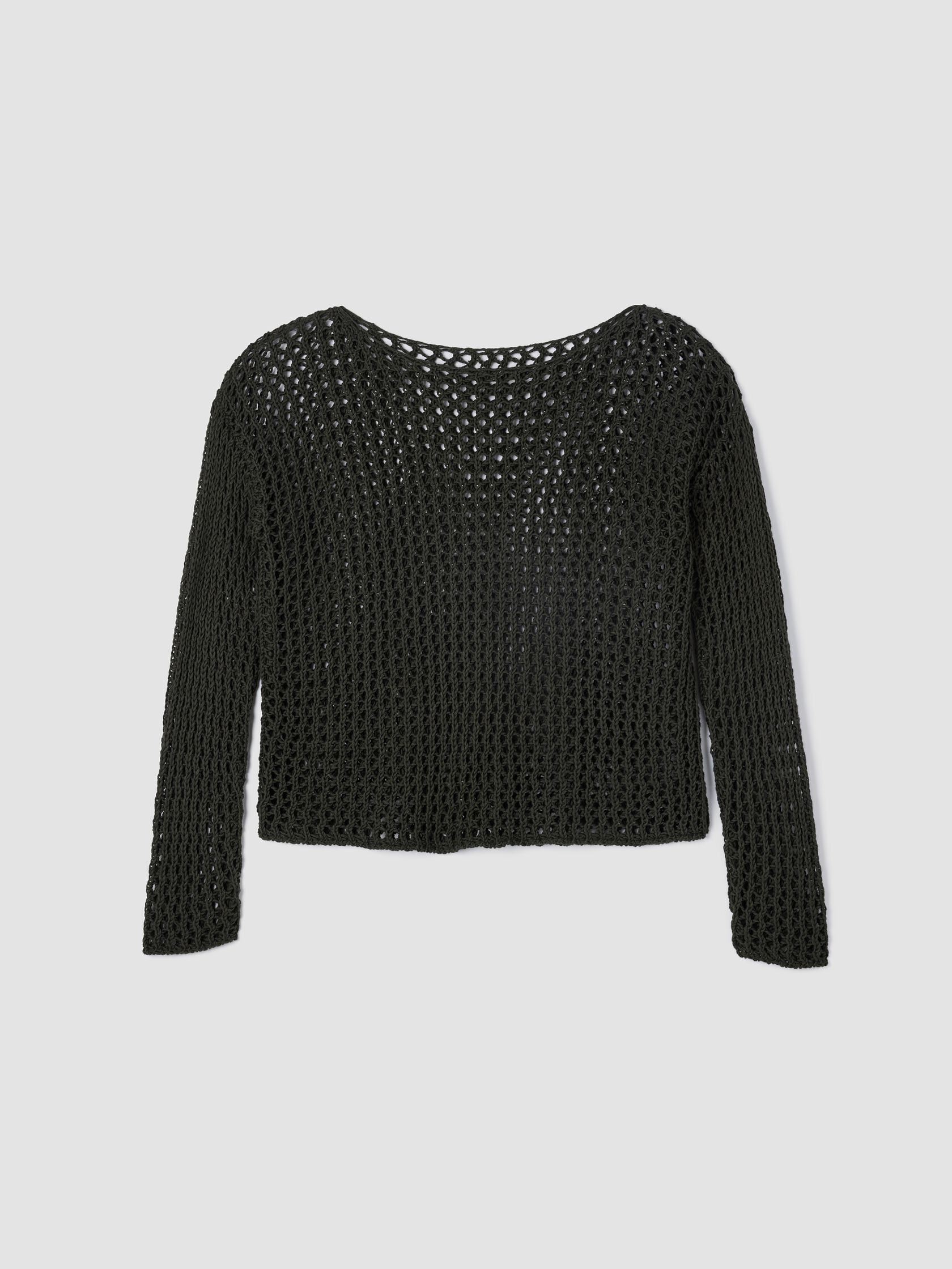 Peruvian Organic Cotton Cord Bateau Neck Top