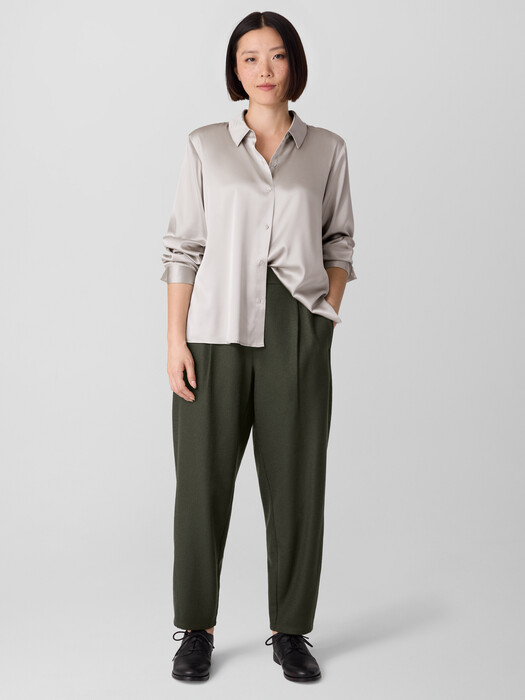 Felted Wool Jersey Lantern Pant in Regenerative Wool