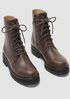 Coin Leather Bootie