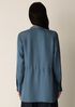 Silk Twill Band Collar Shirt