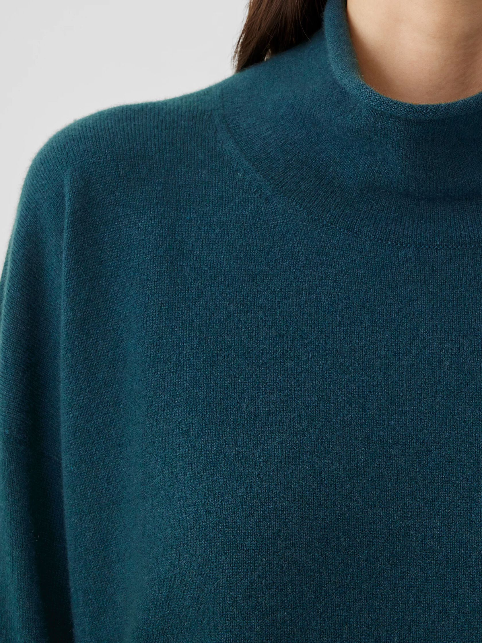 Italian Cashmere Turtleneck Top