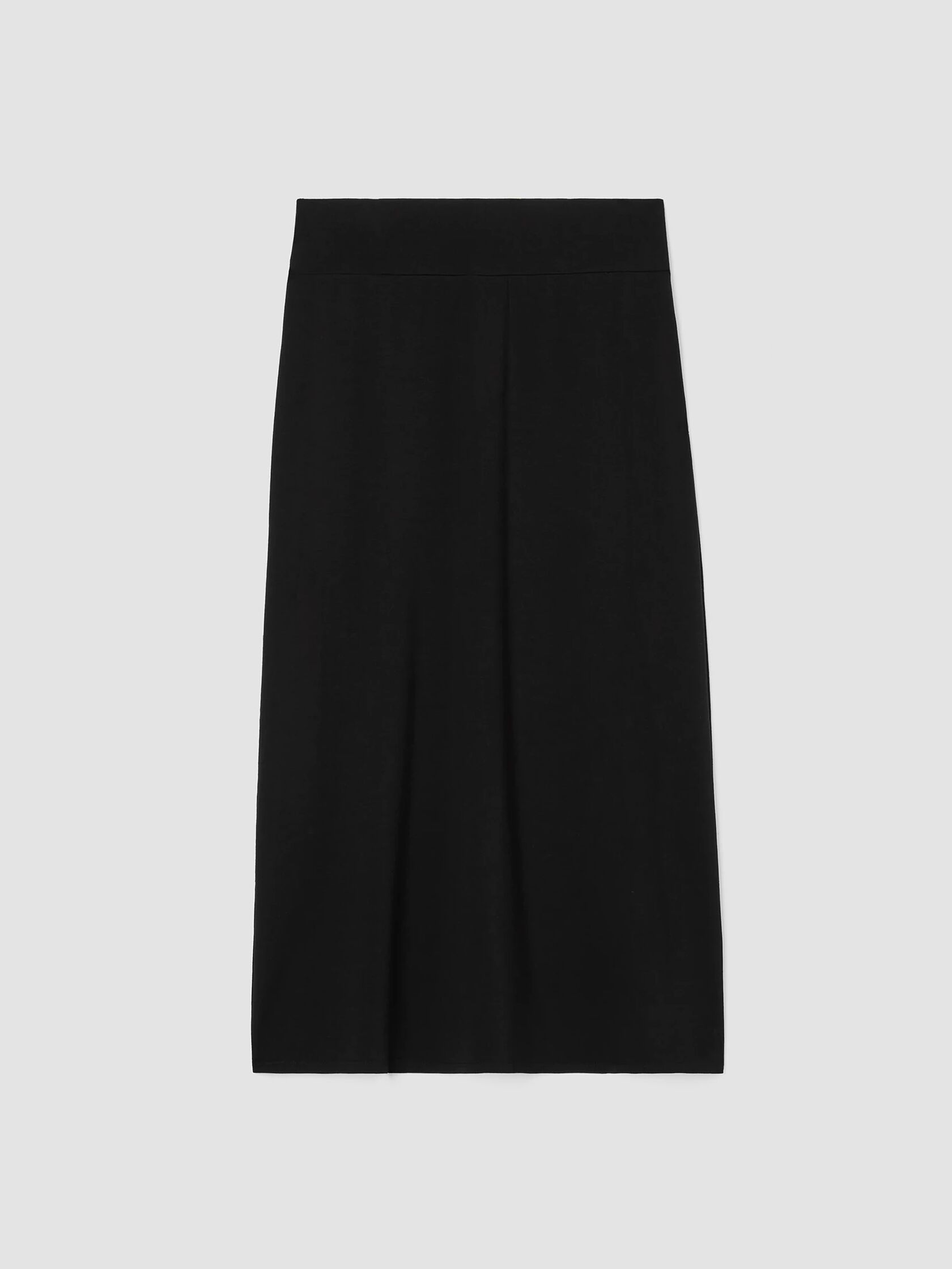 Stretch Jersey Knit A-Line Skirt