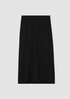 Stretch Jersey Knit A-Line Skirt