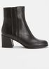Tris Leather Bootie