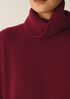 Recycled Wool Cashmere Turtleneck Top