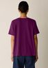 Organic Cotton Slubby Jersey V-Neck Tee