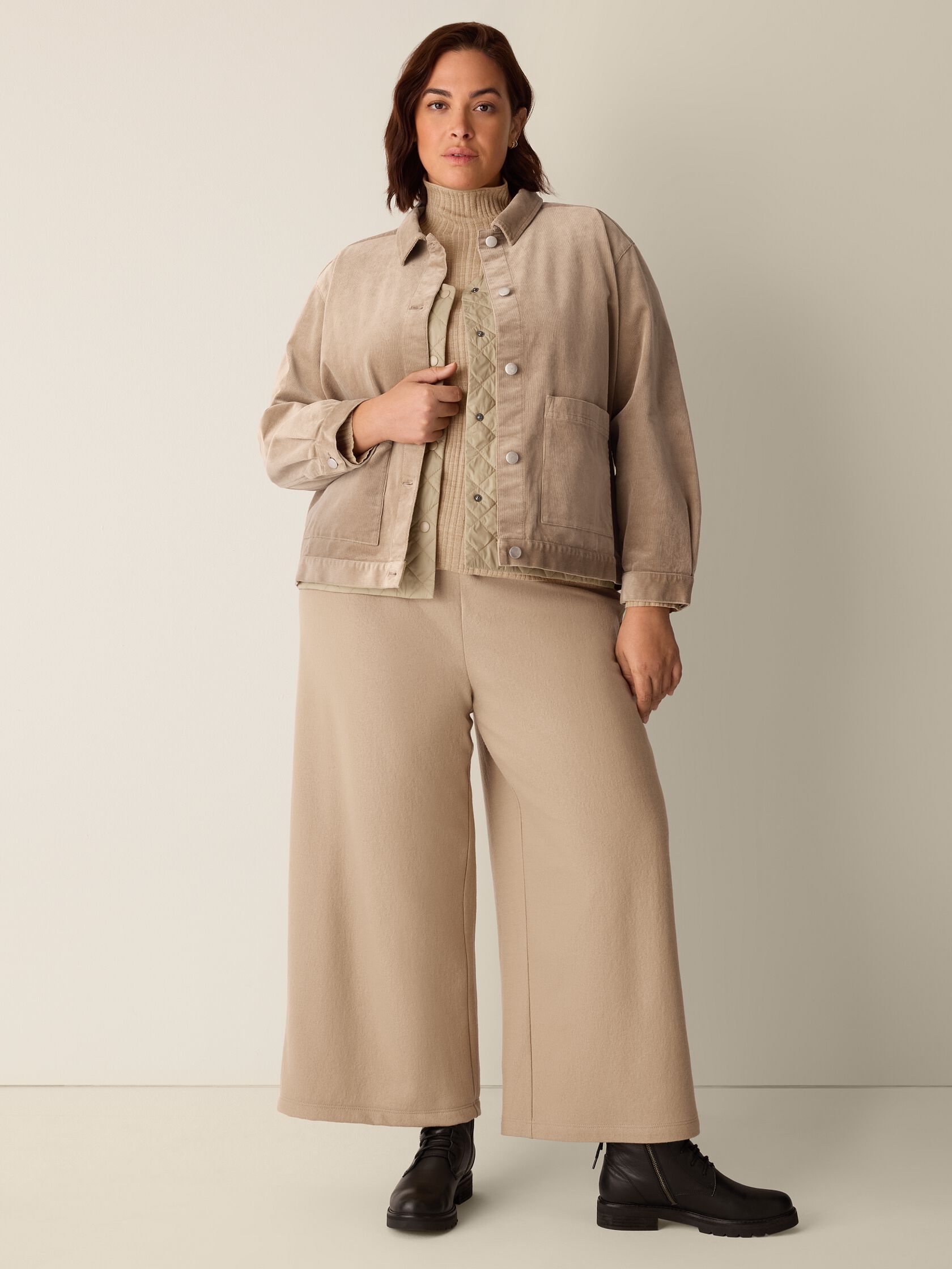 Organic Cotton Stretch Corduroy Jacket