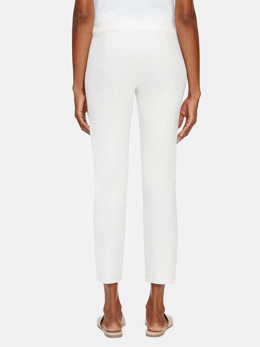 System Washable Stretch Crepe Slim Ankle Pant