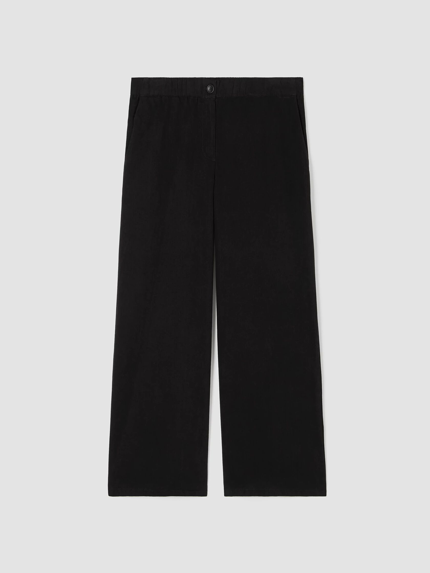 Soft Twill Wide-Leg Pant