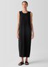 Stretch Jersey Knit Round Neck Dress