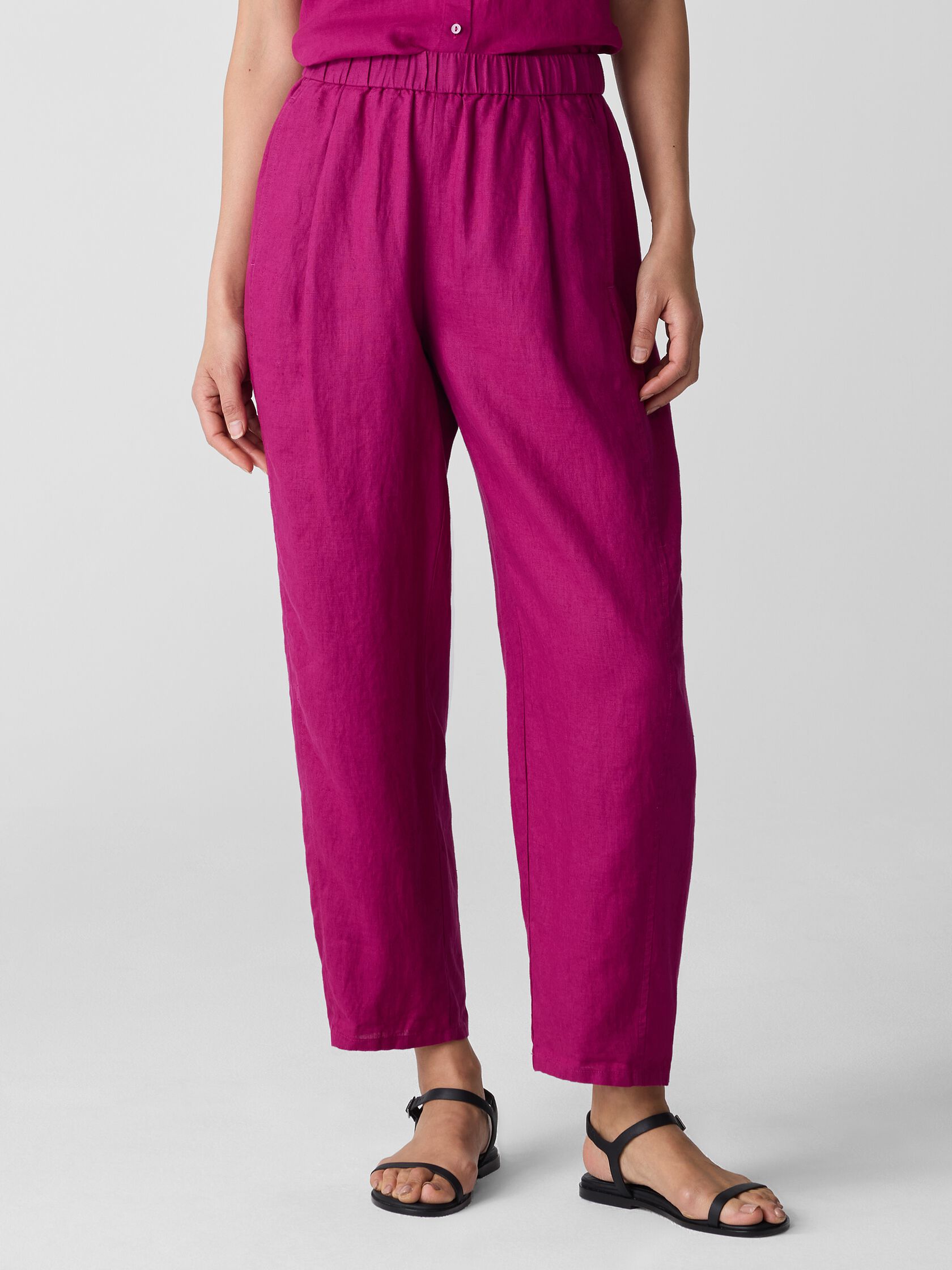 Organic Linen Lantern Pant