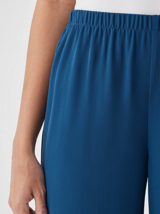 Silk Georgette Crepe Straight Pant