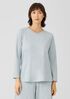 Slubby Organic Cotton V-Neck Sleep Top