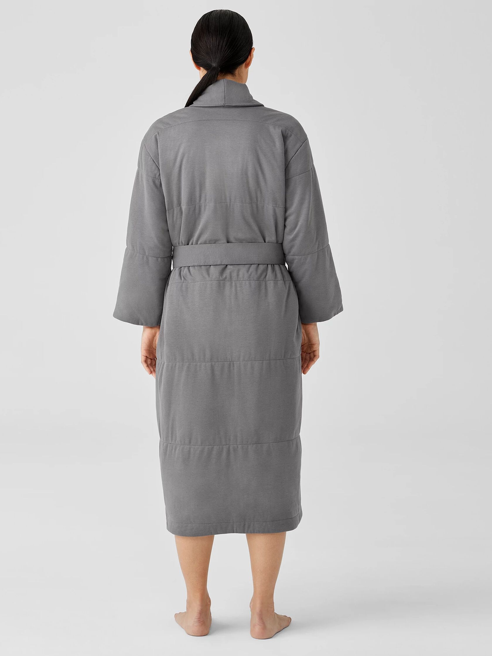 Organic Cotton Cozy Interlock Quilted Robe