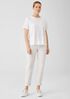 Organic Cotton Slub Crew Neck Tee